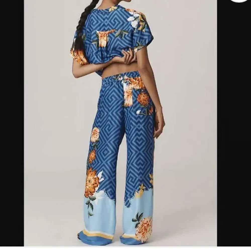 MAEVE Straight-Leg Pull-On Silk Pants -